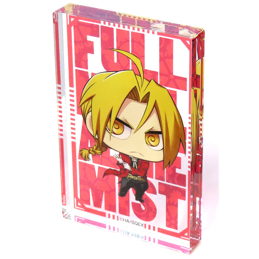 Edward Elric Fullmetal Alchemist x Don Quijote Chimi Character Acrylic Block Collection [USED]