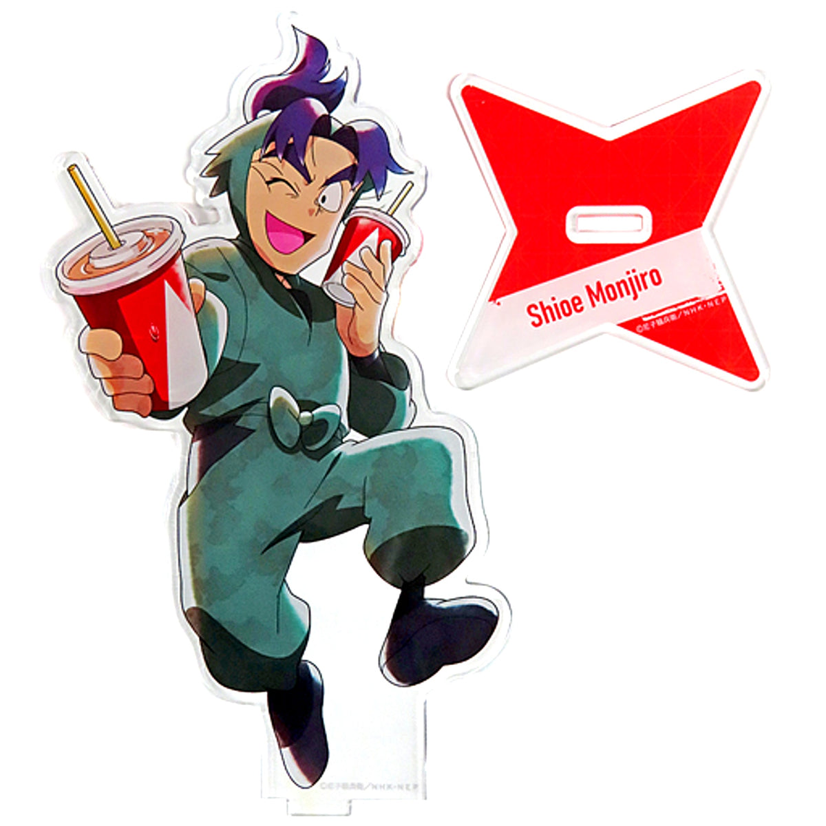 Monjiro Shioe Acrylic Stand Nintama Rantaro x Tokyo Tower Run up to the Main Deck! [USED]