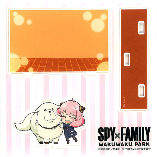 Anya Forger & Bond Forger SPY x FAMILY Wakuwaku Park Famous Scene Acrylic Stand E [USED]