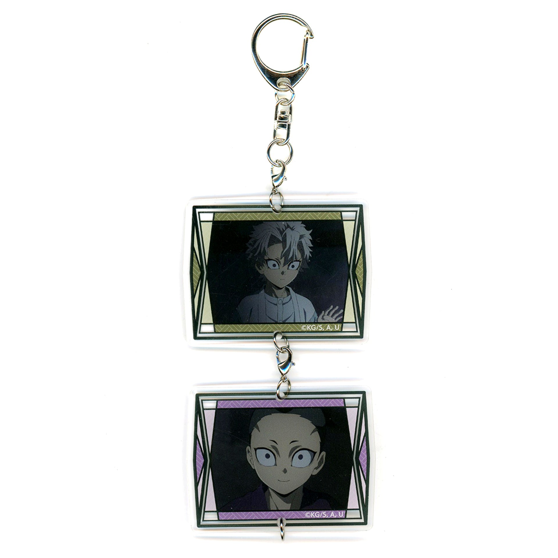 Sanemi Shinazugawa Genya Shinazugawa Childhood Demon Slayer Connecting Keychain [USED]