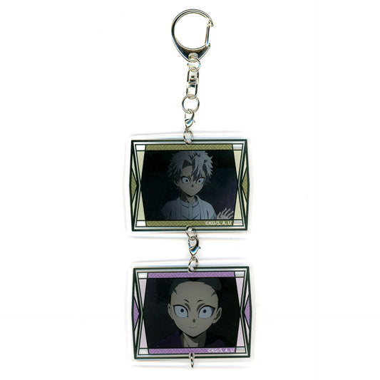 Sanemi Shinazugawa Genya Shinazugawa Childhood Demon Slayer Connecting Keychain [USED]