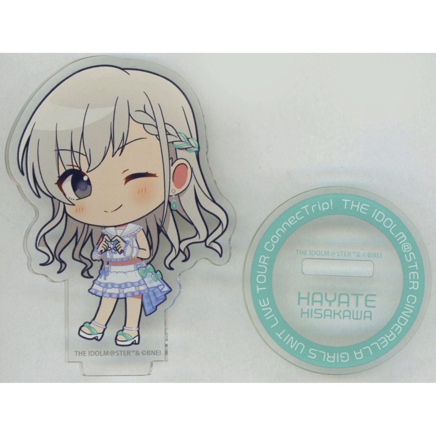 Hayate Hisakawa ConnecTrip! Ver. Official Mini Acrylic Stand The Idolmaster Cinderella Girls [USED]