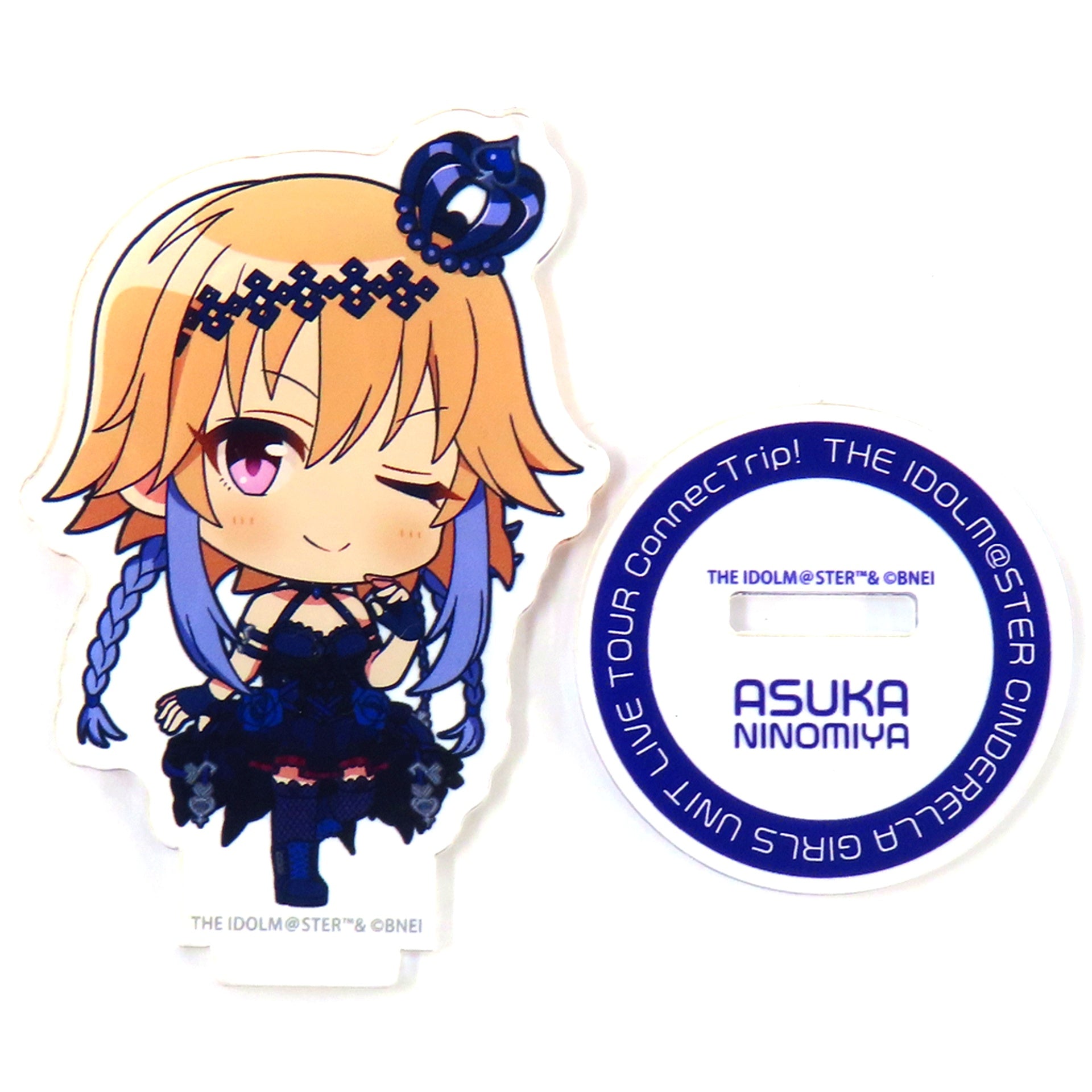 Asuka Ninomiya ConnecTrip! Ver. Official Mini Acrylic Stand The Idolmaster Cinderella Girls [USED]
