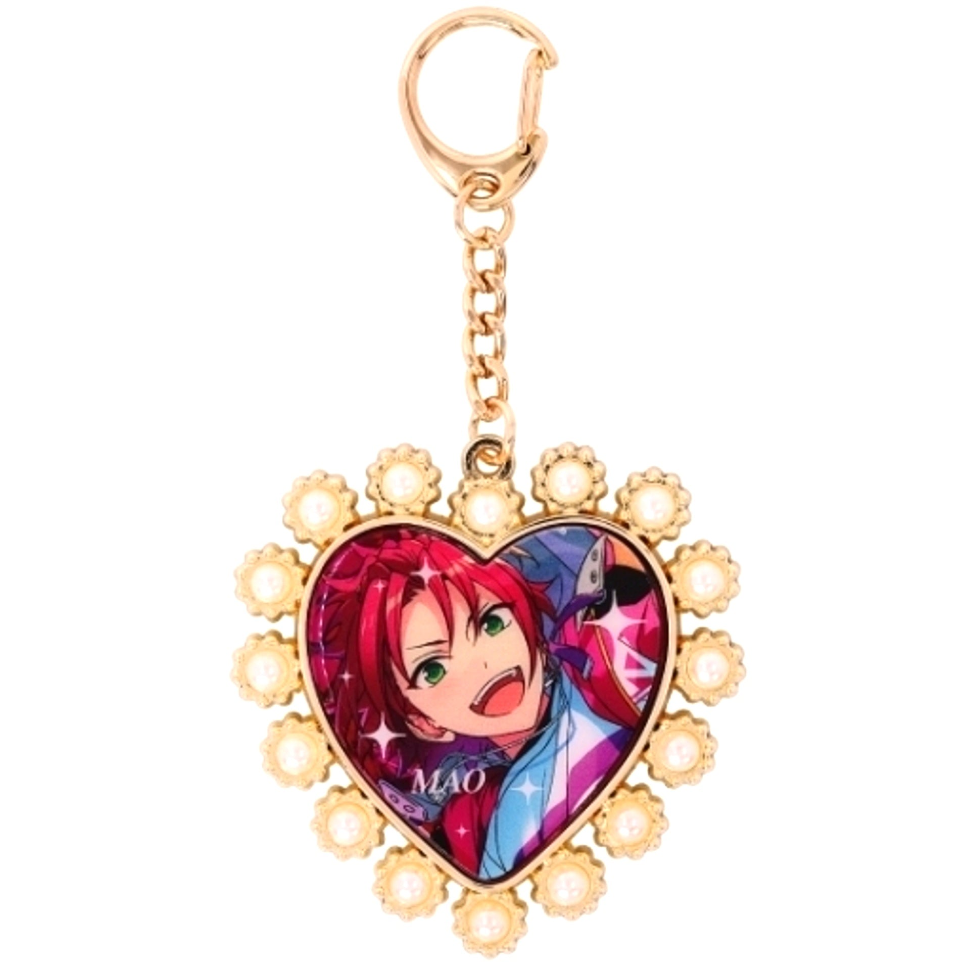 Mao Isara Ensemble Stars!! Heart Bijou Keychain [USED]