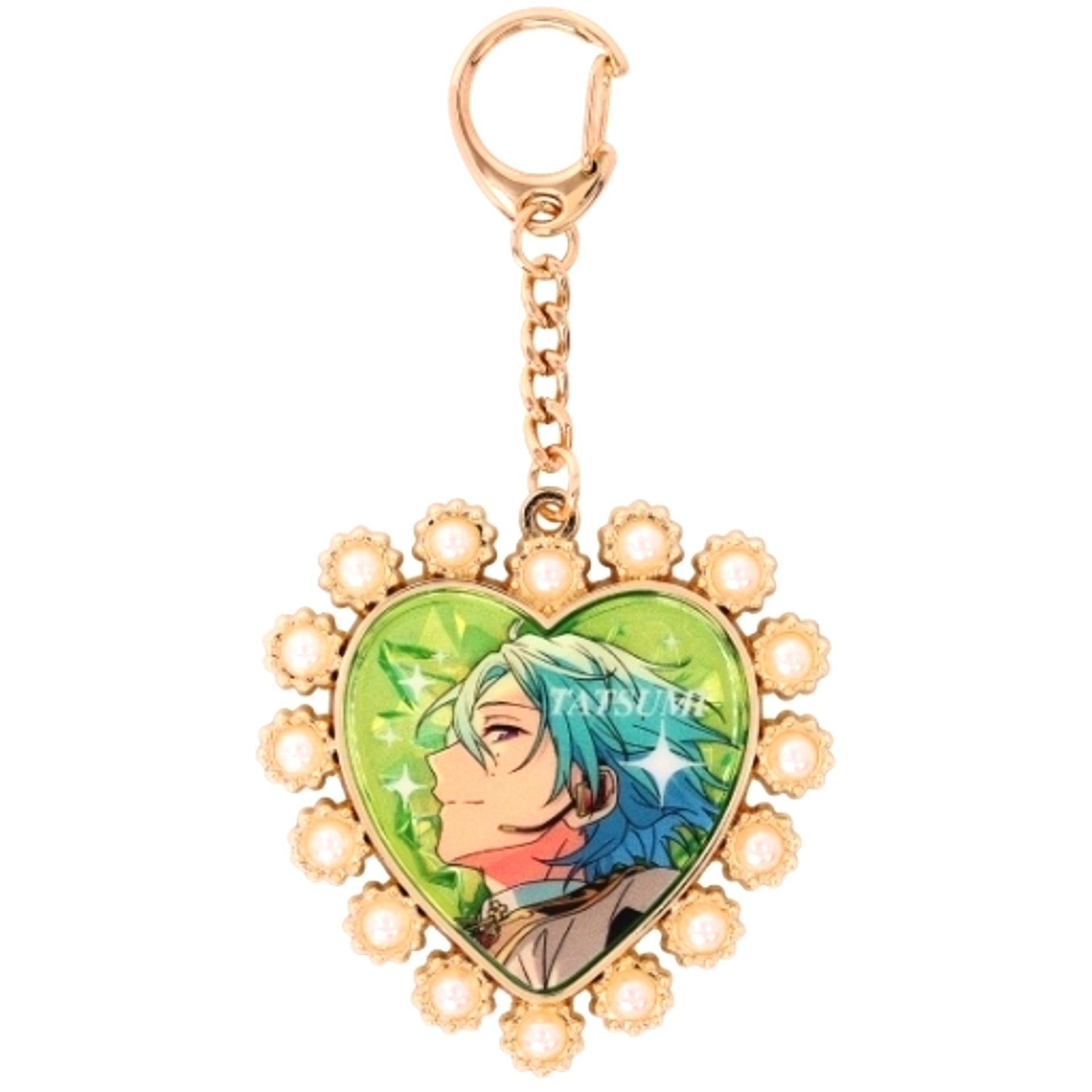 17 Tatsumi Kazehaya Ensemble Stars!! Heart Bijou Keychain [USED]