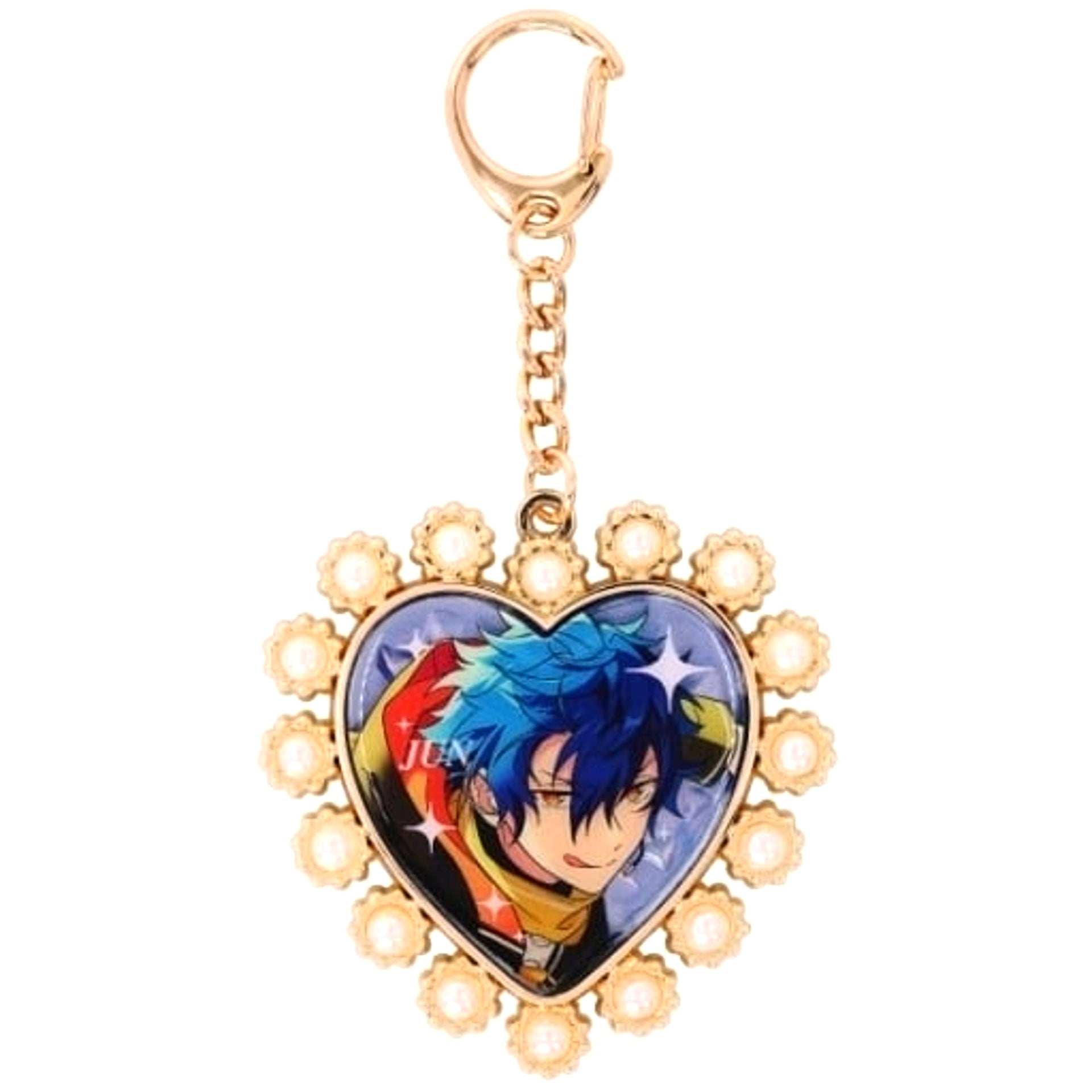 21 Jun Sazanami Ensemble Stars!! Heart Bijou Keychain [USED]
