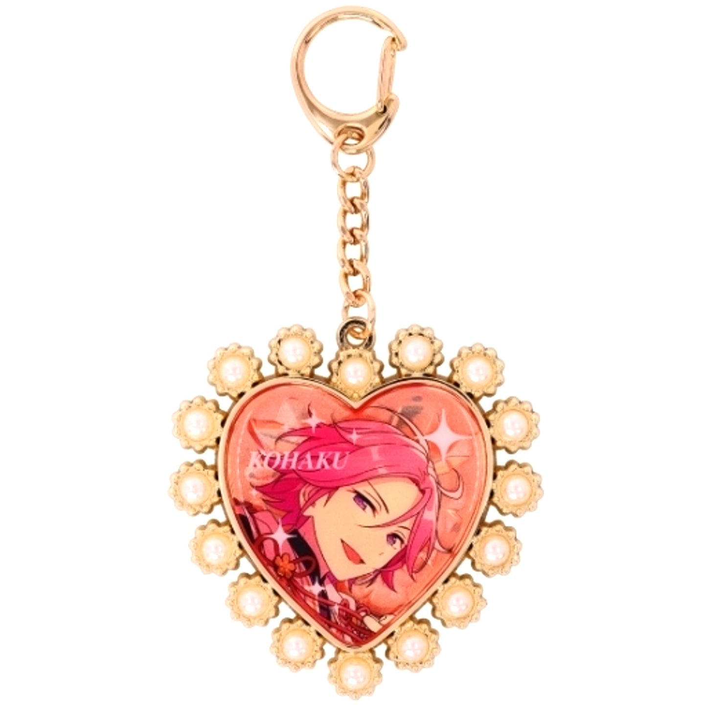 Kohaku Oukawa Ensemble Stars!! Heart Bijou Keychain [USED]