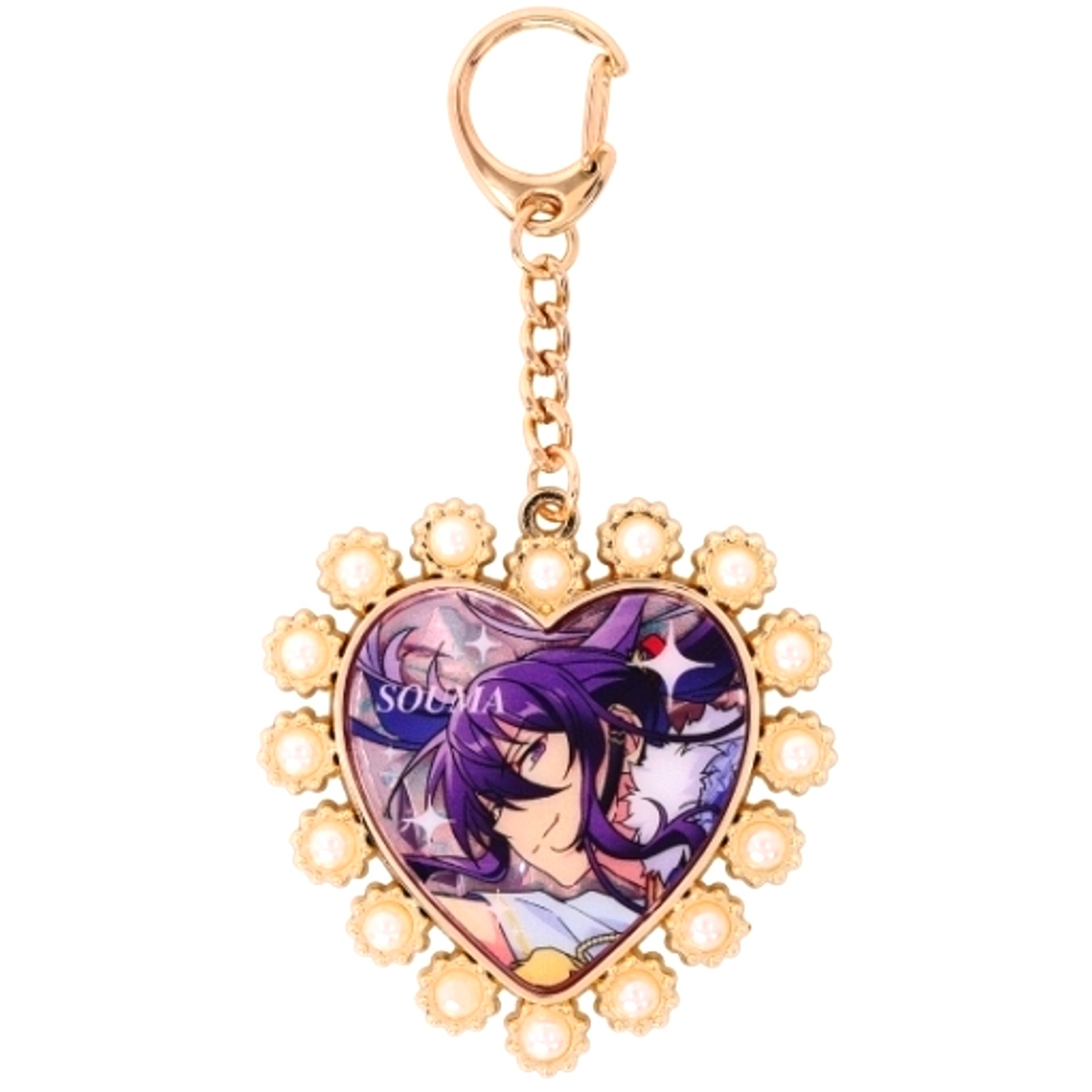 Souma Kanzaki Ensemble Stars!! Heart Bijou Keychain [USED]