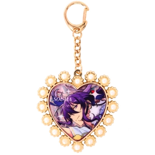 Souma Kanzaki Ensemble Stars!! Heart Bijou Keychain [USED]