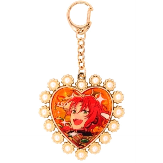 42 Leo Tsukinaga Ensemble Stars!! Heart Bijou Keychain [USED]