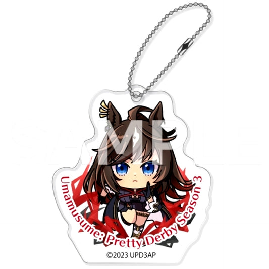 Duramente Race Ver. Anipop Acrylic Block Keychain Uma Musume Pretty Derby Season 3 [USED]
