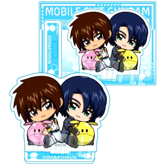 Kira & Athrun Gyugyutto Mobile Suit Gundam SEED FREEDOM Mini Stand [USED]