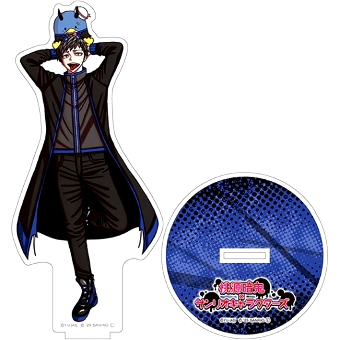 Ikari Yaoroshi x Tuxedosam Acrylic Stand Tougen Anki x Sanrio Characters PremiumShop [USED]