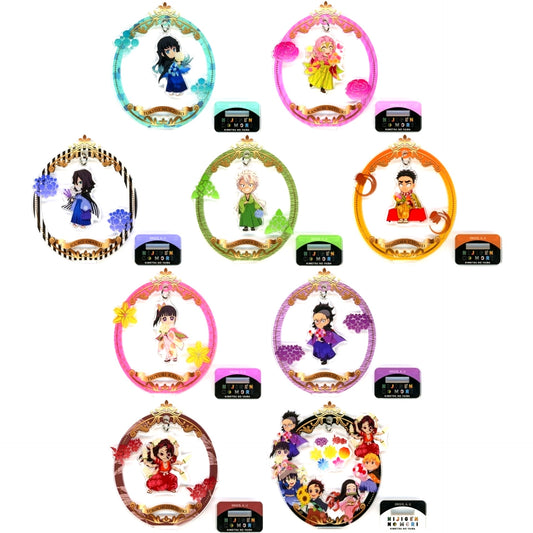 Set of 9 Swaying Acrylic Stand B Nijigen no Mori x Demon Slayer: Kimetsu no Yaiba Part 3 2023 [USED]