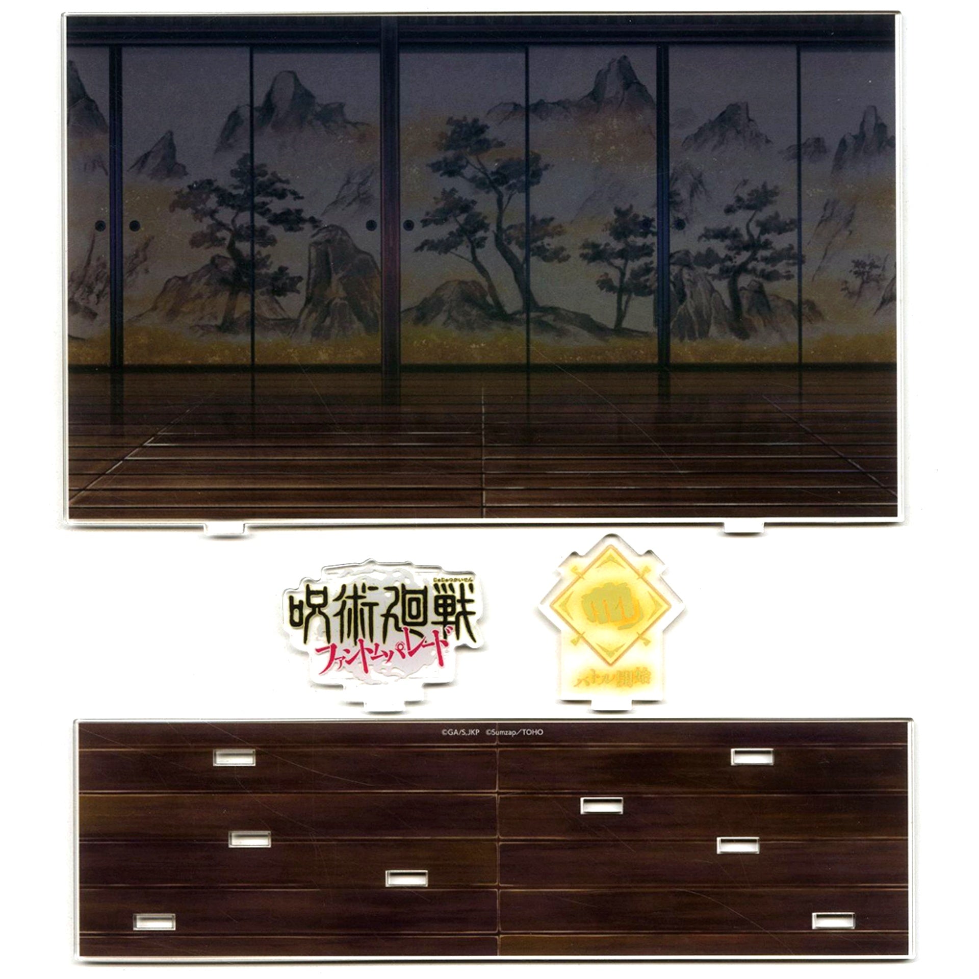 Shoji Acrylic Diorama Stand Jujutsu Kaisen Phantom Parade Phantom Night Walk Honpo in Laforet Harajuku [USED]