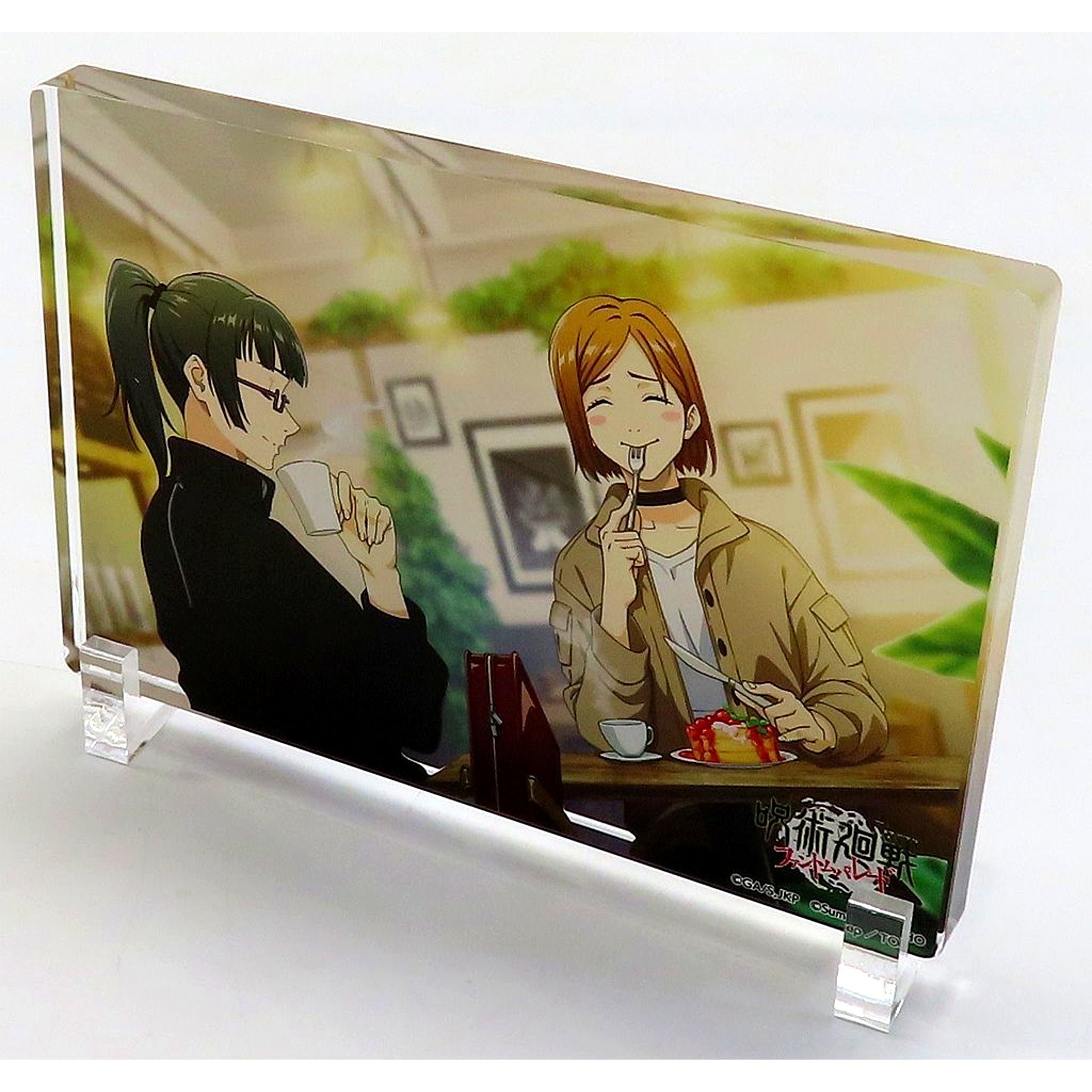 Maki Zenin & Nobara Kugisaki Acrylic Block Jujutsu Kaisen Phantom Parade Genei Yagyo Honpo in Laforet Harajuku [USED]