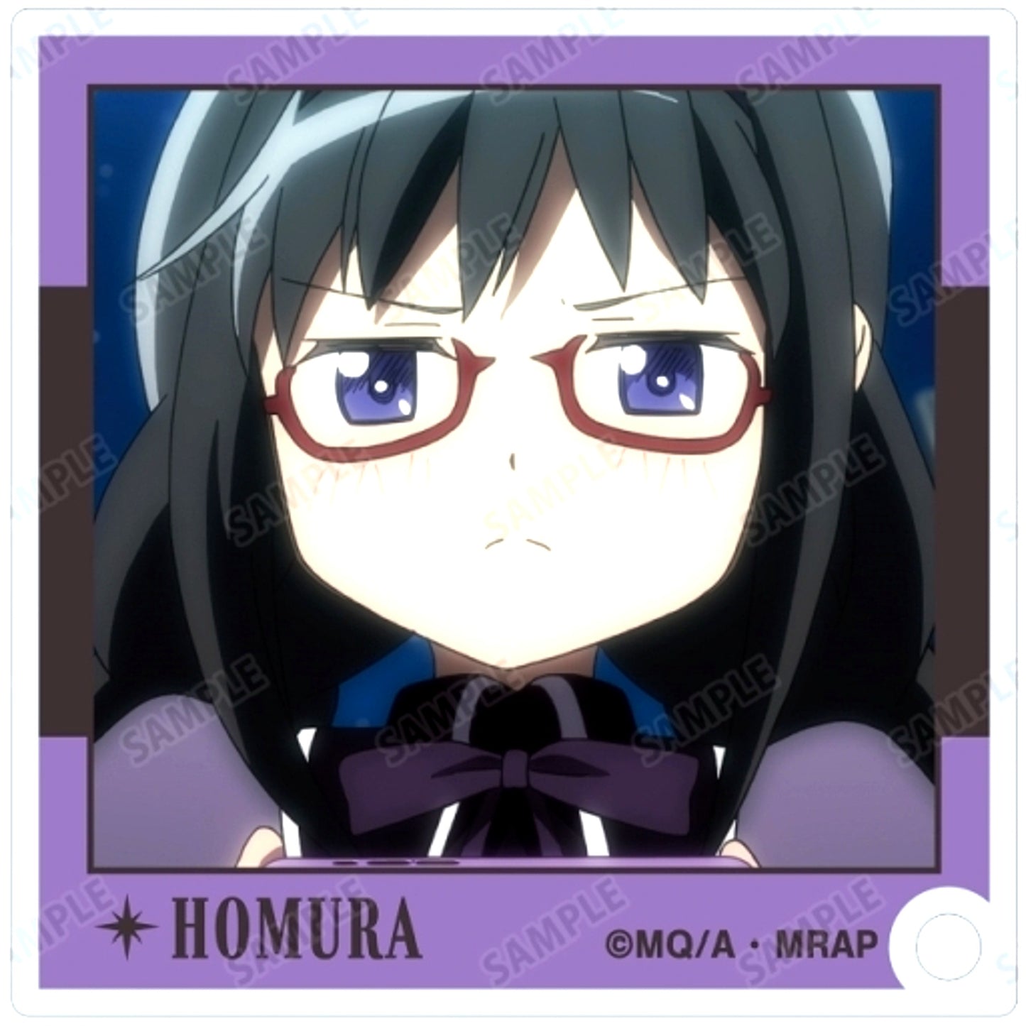 Homura Akemi Magia Record Puella Magi Madoka Magica Side Story Trading Scene Shot Acrylic Stand Panel [USED]