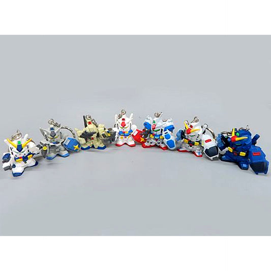 Set of 7 Mobile Suit Gundam Gundam Development History Edition All Gundam Keychain [USED]