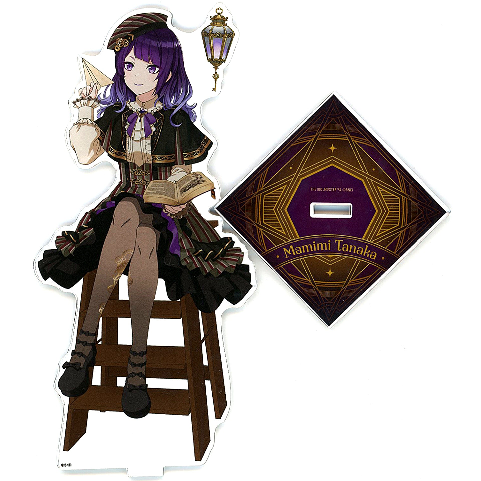 Mamimi Tanaka THE IDOLM@STER Shiny Colors Drawn Acrylic Stand Antica x TSUTAYA Grimoire Librairie [USED]
