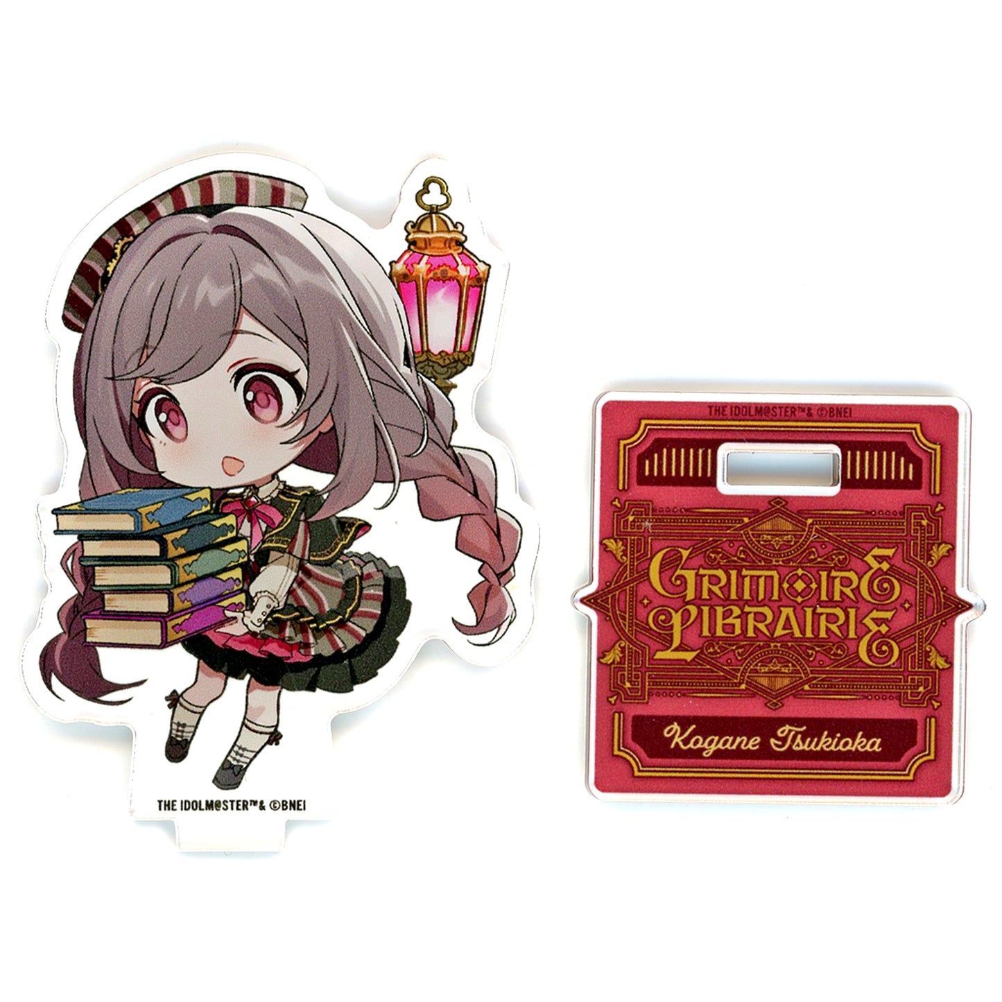 Kogane Tsukioka The Idolmaster Shiny Colors L'Antica x TSUTAYA Grimoire Librairie Trading Chibi Character Acrylic Stand Ver.2 [USED]