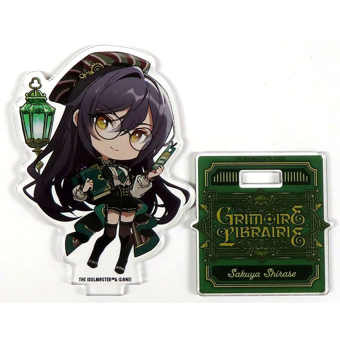 Sakuya Shirase THE IDOLM@STER Shiny Colors L'Antica Trading Chibi Chara Acrylic Stand ver.2 TSUTAYA Grimoire Librairie [USED]