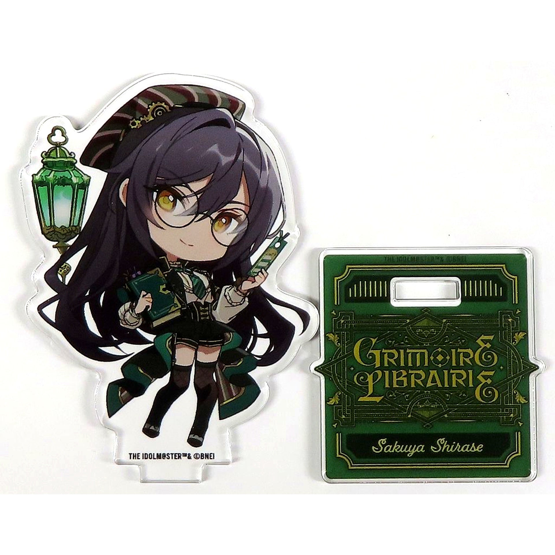 Sakuya Shirase THE IDOLM@STER Shiny Colors L'Antica Trading Chibi Chara Acrylic Stand ver.2 TSUTAYA Grimoire Librairie [USED]