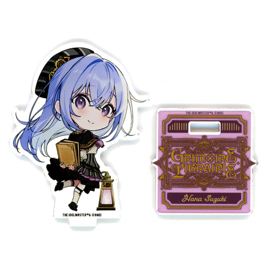 Hana Suzuki The Idolm@ster Shiny Colors Trading Chibi Character Acrylic Stand ver.2 L'Antica x TSUTAYA Grimoire Librairie [USED]