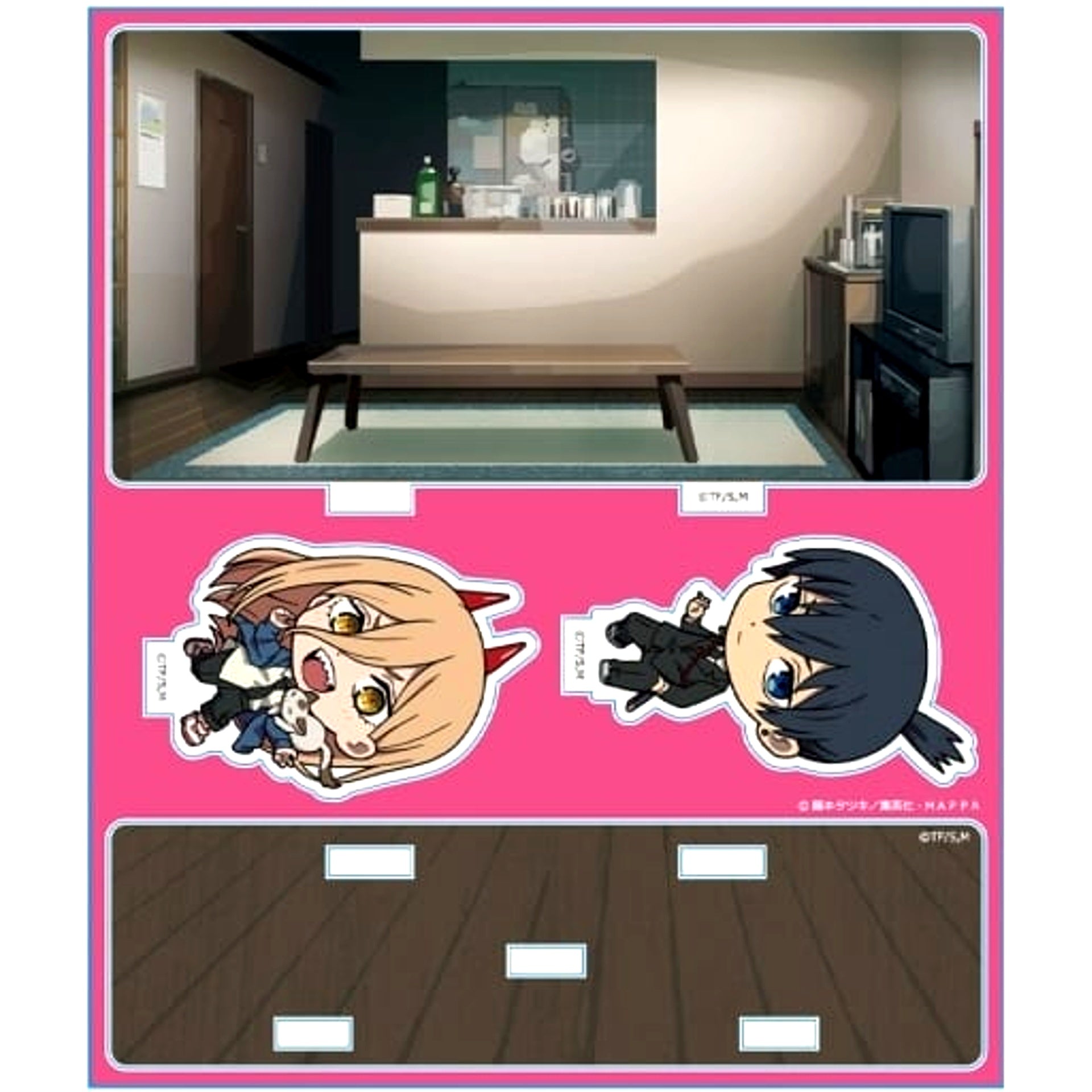 Aki Hayakawa & Power Chainsaw Man Acrylic Diorama Design B [USED]