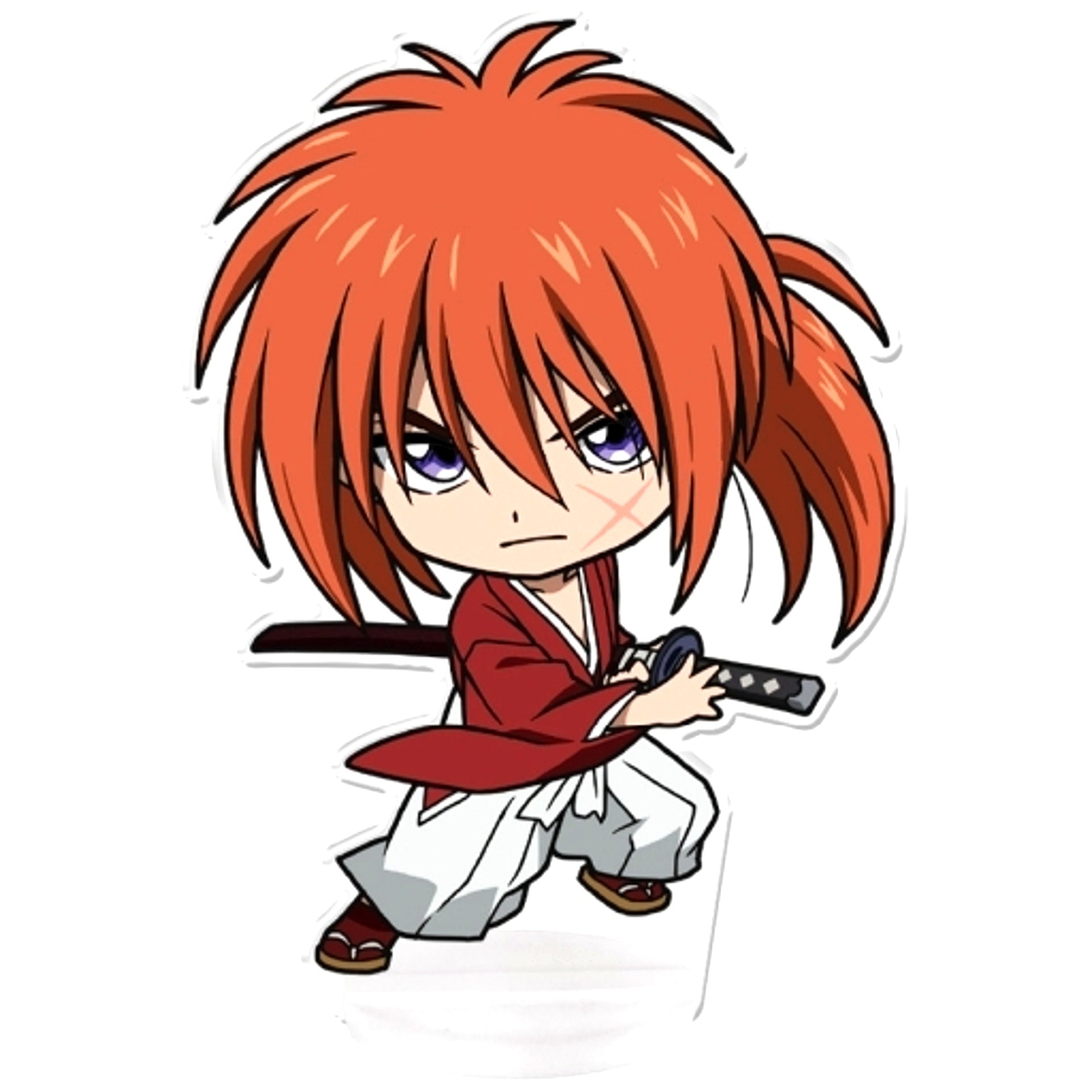 Kenshin Himura B. Big Acrylic Figure with Stand Rurouni Kenshin Meiji Swordsman Romantic Story [USED]