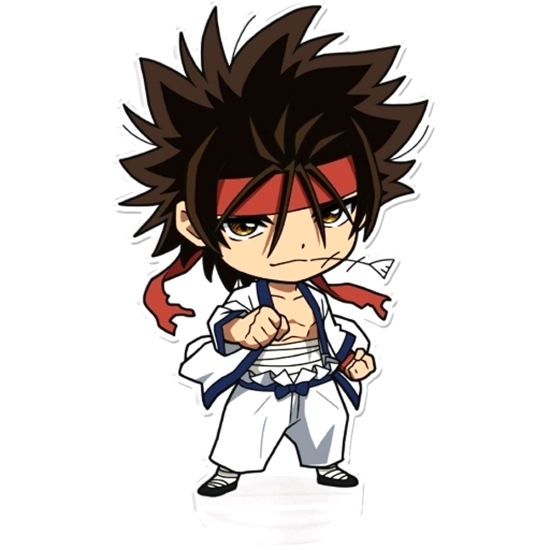 Sanosuke Sagara E. Big Acrylic Figure with Stand Rurouni Kenshin Meiji Swordsman Romantic Story [USED]