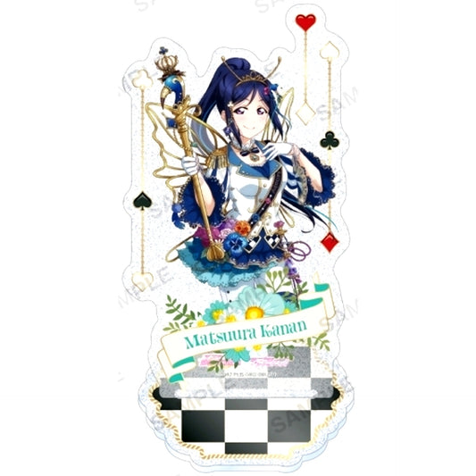 Kanan Matsuura Kirarin Acrylic Stand Aqours Wonderland Ver. LoveLive! School Idol Festival [USED]