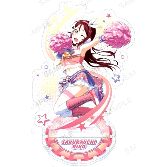 Riko Sakurauchi Aqours Love Live! School Idol Festival Kirarin Acrylic Stand Cheer Girl Ver. [USED]