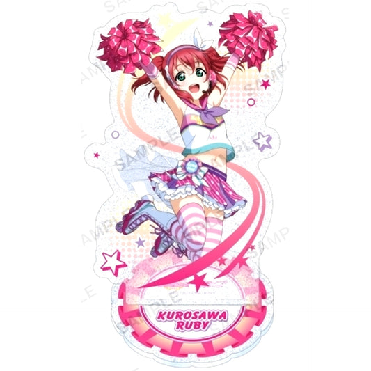 Ruby Kurosawa Aqours Love Live! School Idol Festival Kirarin Acrylic Stand Cheer Girl Ver. [USED]