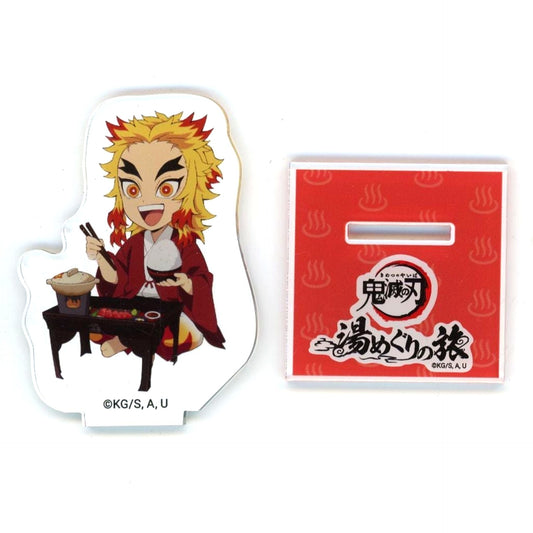 Kyojuro Rengoku Acrylic Stand Demon Slayer: Kimetsu no Yaiba Hot Spring Tour [USED]