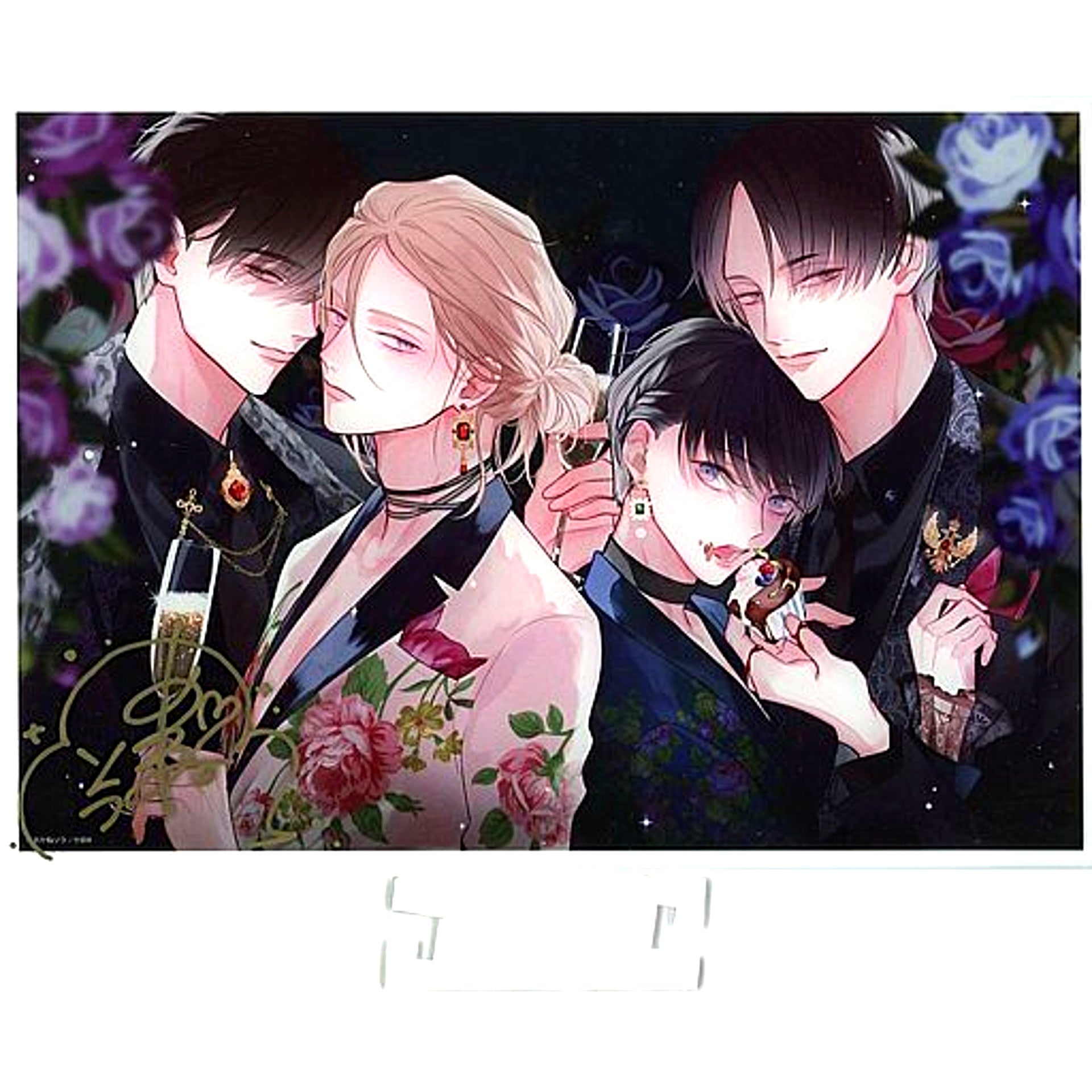 Akane Sora Illustration Autographed A4 Acrylic Plate Odoru Aho to Kusare Gedo [USED]