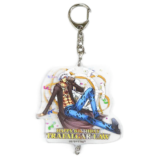 Trafalgar Law One Piece Birthday Acrylic Keychain 2018 Tokyo One Piece Tower Limited [USED]