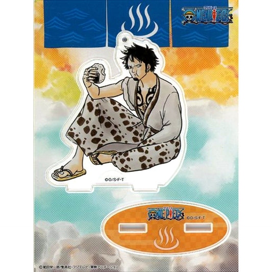 Trafalgar Law After Bath Ver. One Piece Acrylic Stand MUGIWARA STORE Pop-up Branch in Amu Plaza Oita [USED]