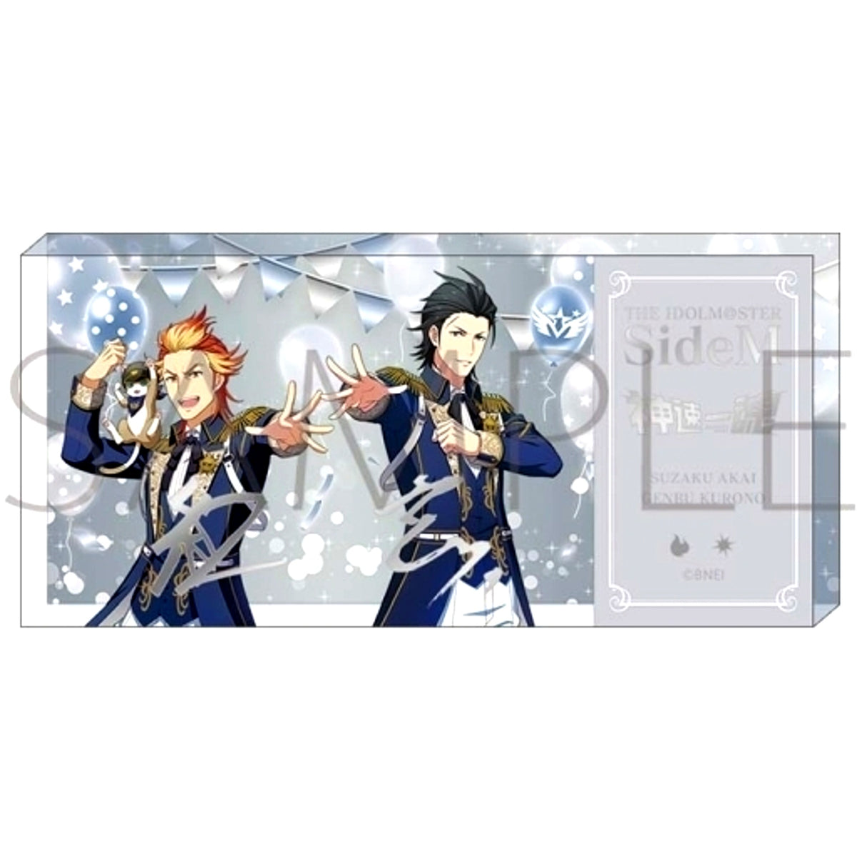 Shinsoku Ikkon The Idolmaster SideM M Fes 2024 part1 Acrylic Ticket Block [USED]