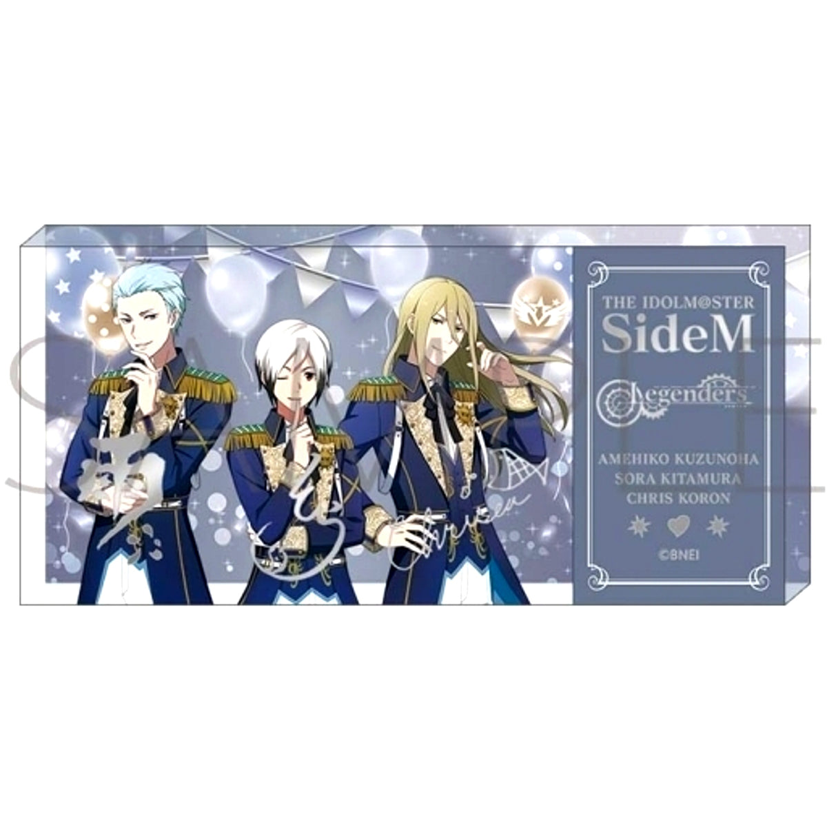 Legenders Idolmaster SideM M Fes 2024 part1 Acrylic Ticket Block [USED]