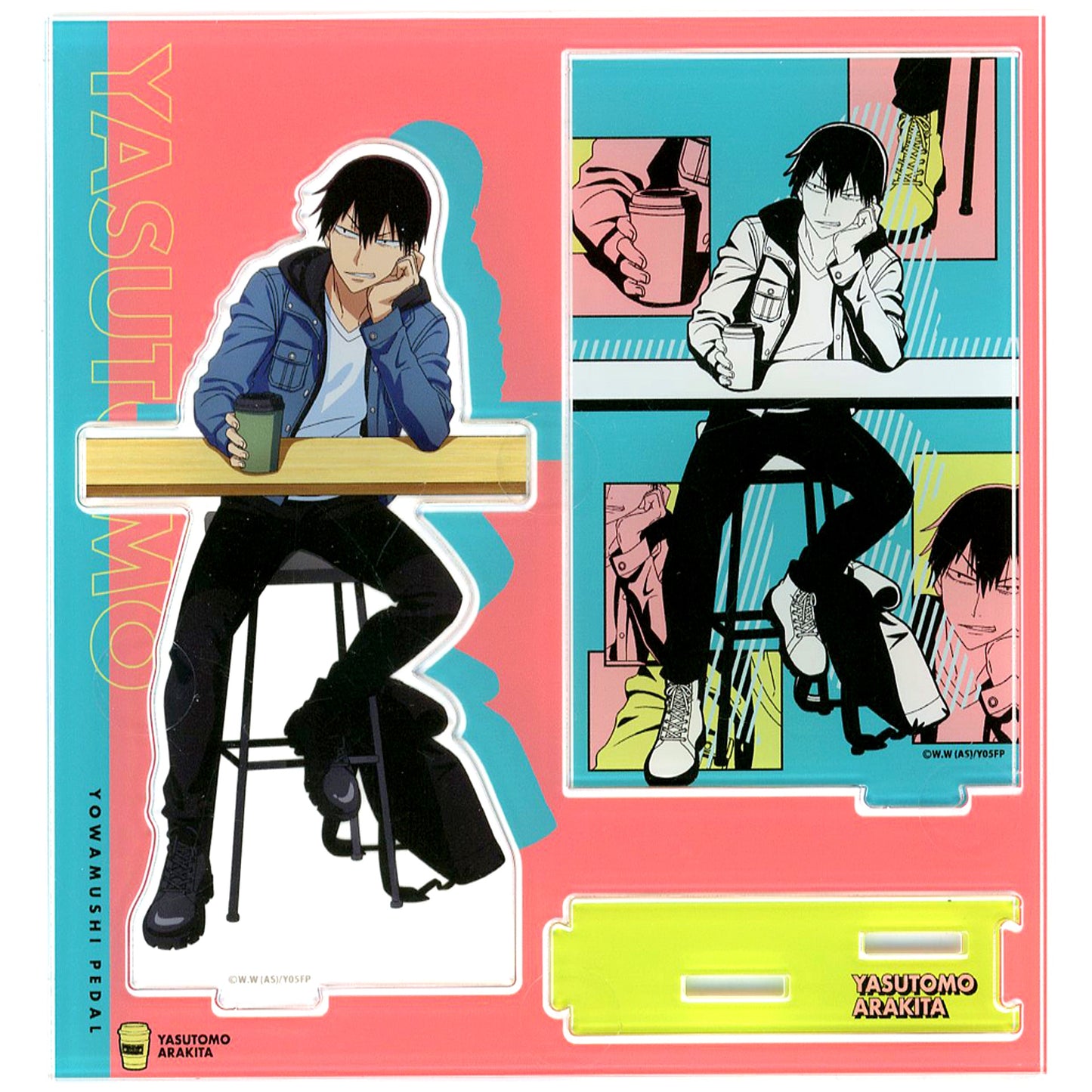 Yasutomo Arakita Diorama Acrylic Stand New Retro Pop Cafe Yowamushi Pedal LIMIT BREAK [USED]