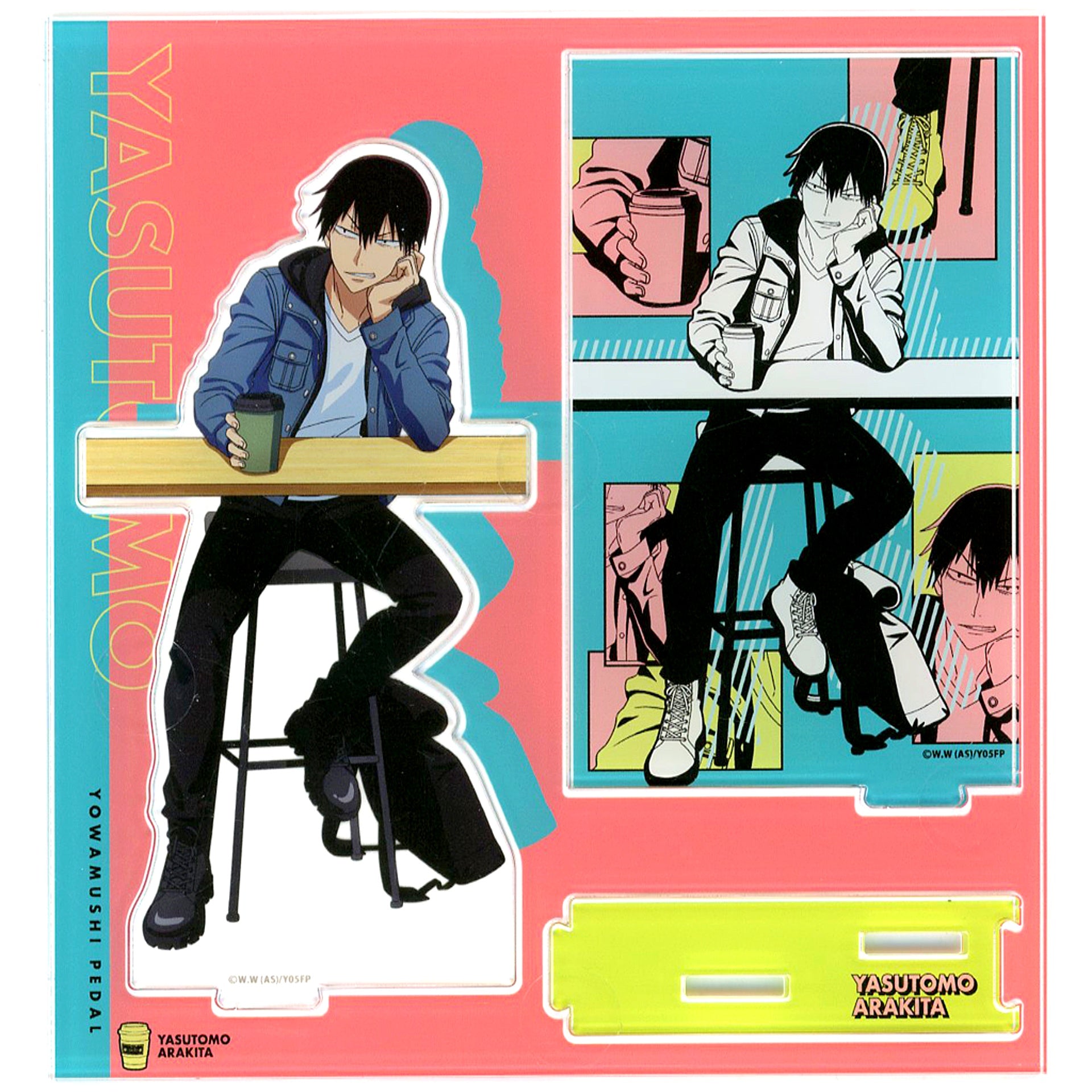 Yasutomo Arakita Diorama Acrylic Stand New Retro Pop Cafe Yowamushi Pedal LIMIT BREAK [USED]