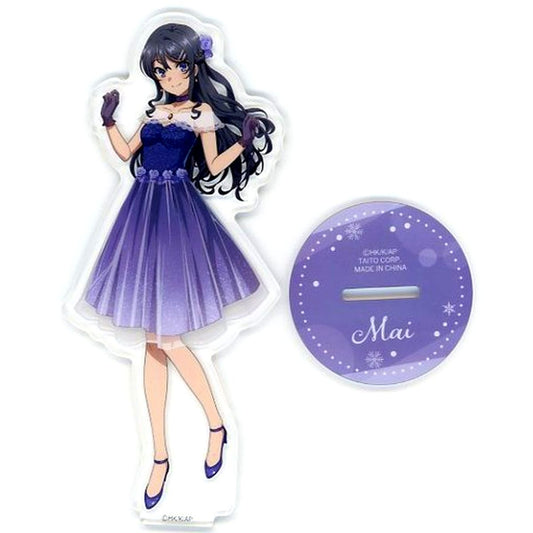 Mai Sakurajima Dress Hand-drawn Acrylic Stand Taito Lottery Rascal Does Not Dream of a Knapsack Kid C Prize [USED]