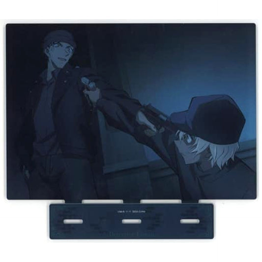 Detective Conan Toru Amuro Shuichi Akai Labyrinth Cocktail Sega Lucky Kuji Labyrinth Cocktail Memorial Cut Acrylic Panel Prize F [USED]
