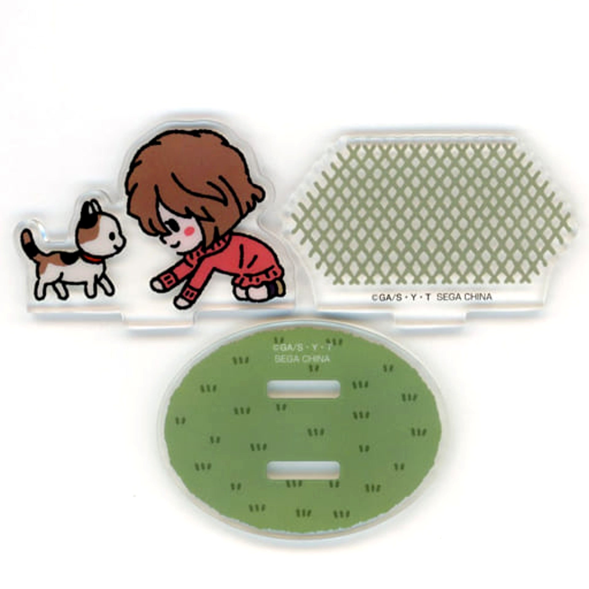 Detective Conan Ai Haibara Sega Lucky Kuji Memorial Cut Acrylic Stand with a Background Prize I [USED]