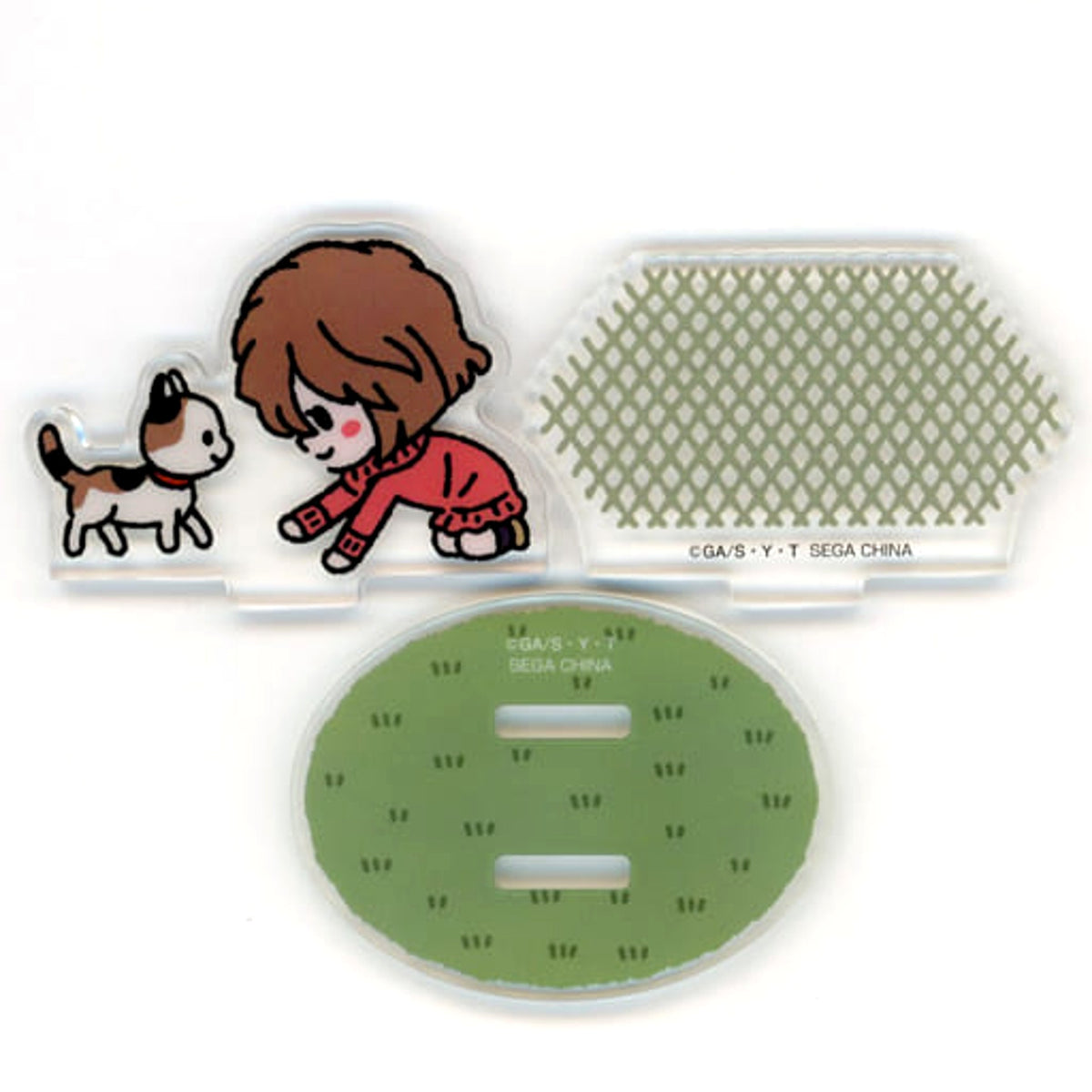 Detective Conan Ai Haibara Sega Lucky Kuji Memorial Cut Acrylic Stand with a Background Prize I [USED]