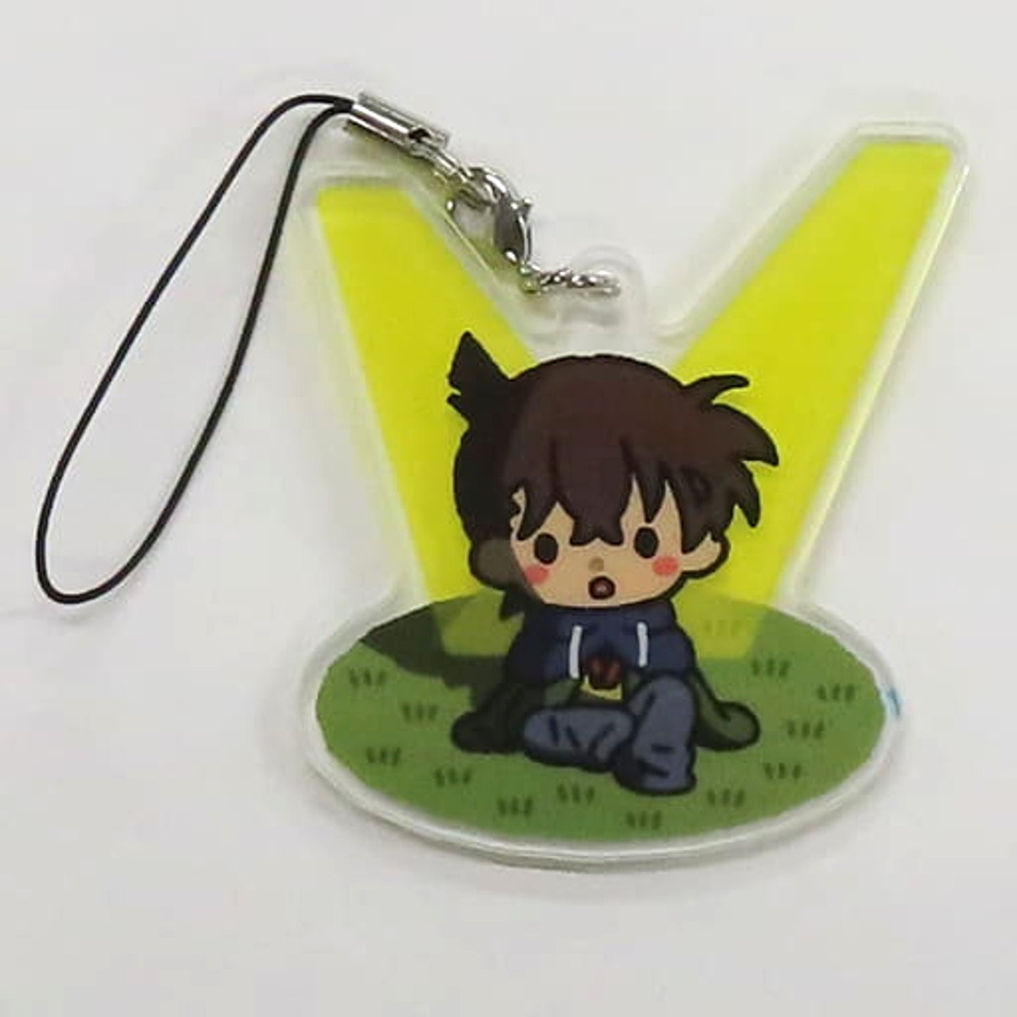Detective Conan Conan Edogawa Sega Lucky Kuji Memorial Cut Acrylic Strap Prize J [USED]