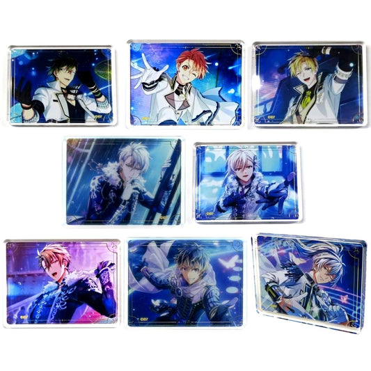 Set of 8 IDOLiSH7 Original Version Acrylic Block Collection B Box BLACK or WHITE LIVE SHOWDOWN 2022 [USED]