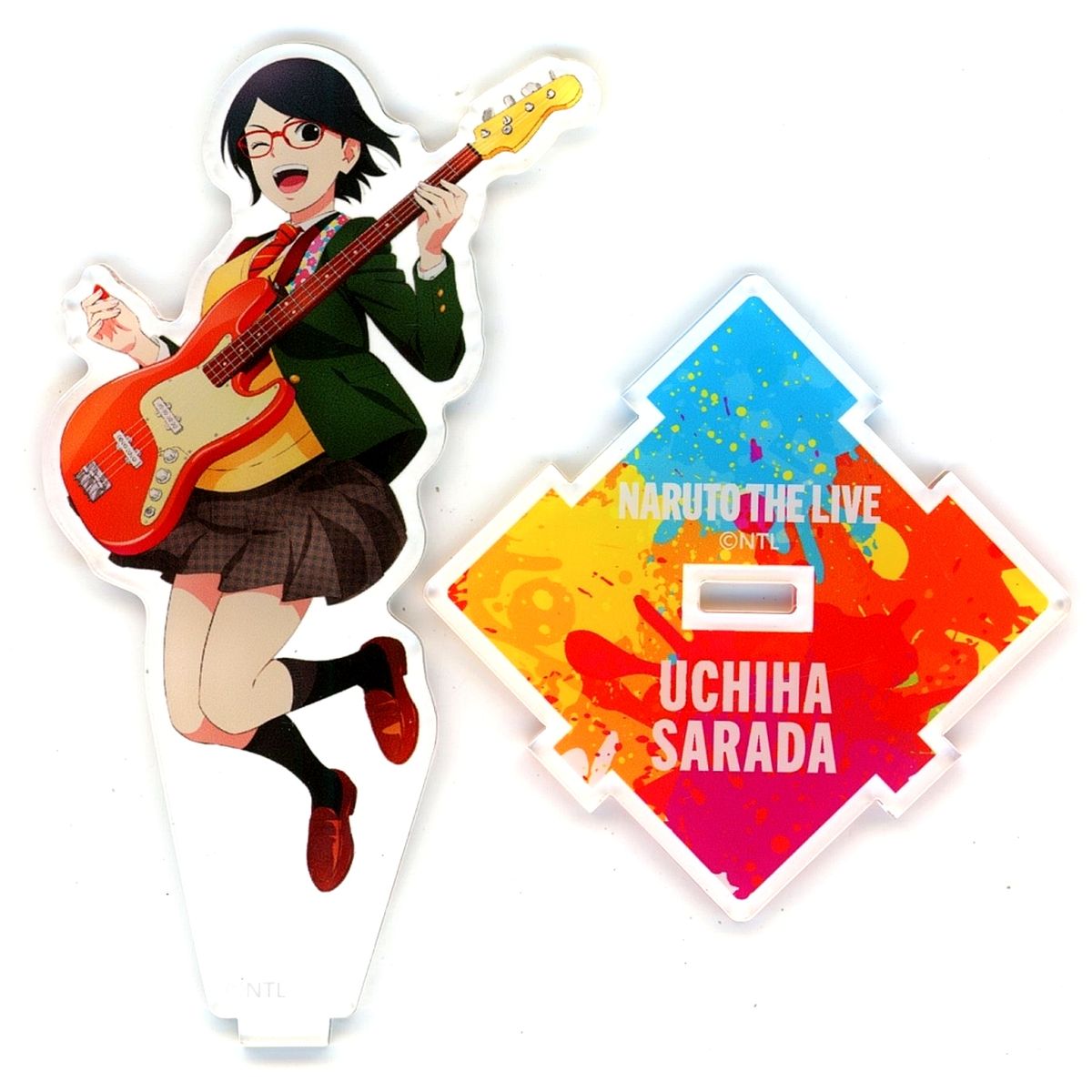 Sarada Uchiha Naruto Acrylic Stand Anime 20th Anniversary NARUTO THE LIVE [USED]