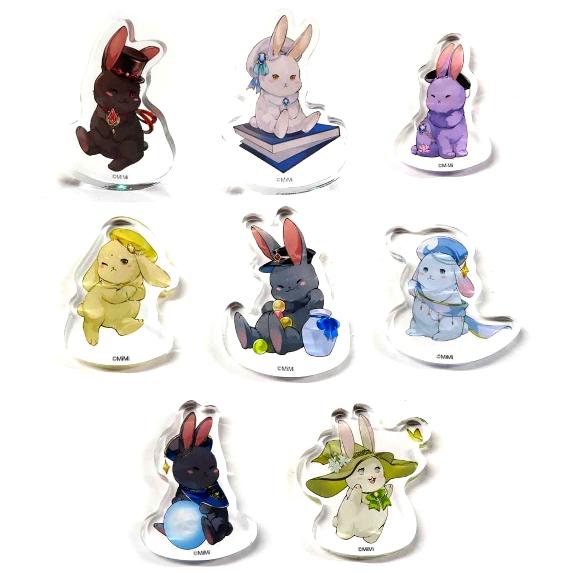 Set of 8 Mo Dao Zu Shi Swaying Acrylic Block Collection Animate Girls Festival 2023 Goods [USED]