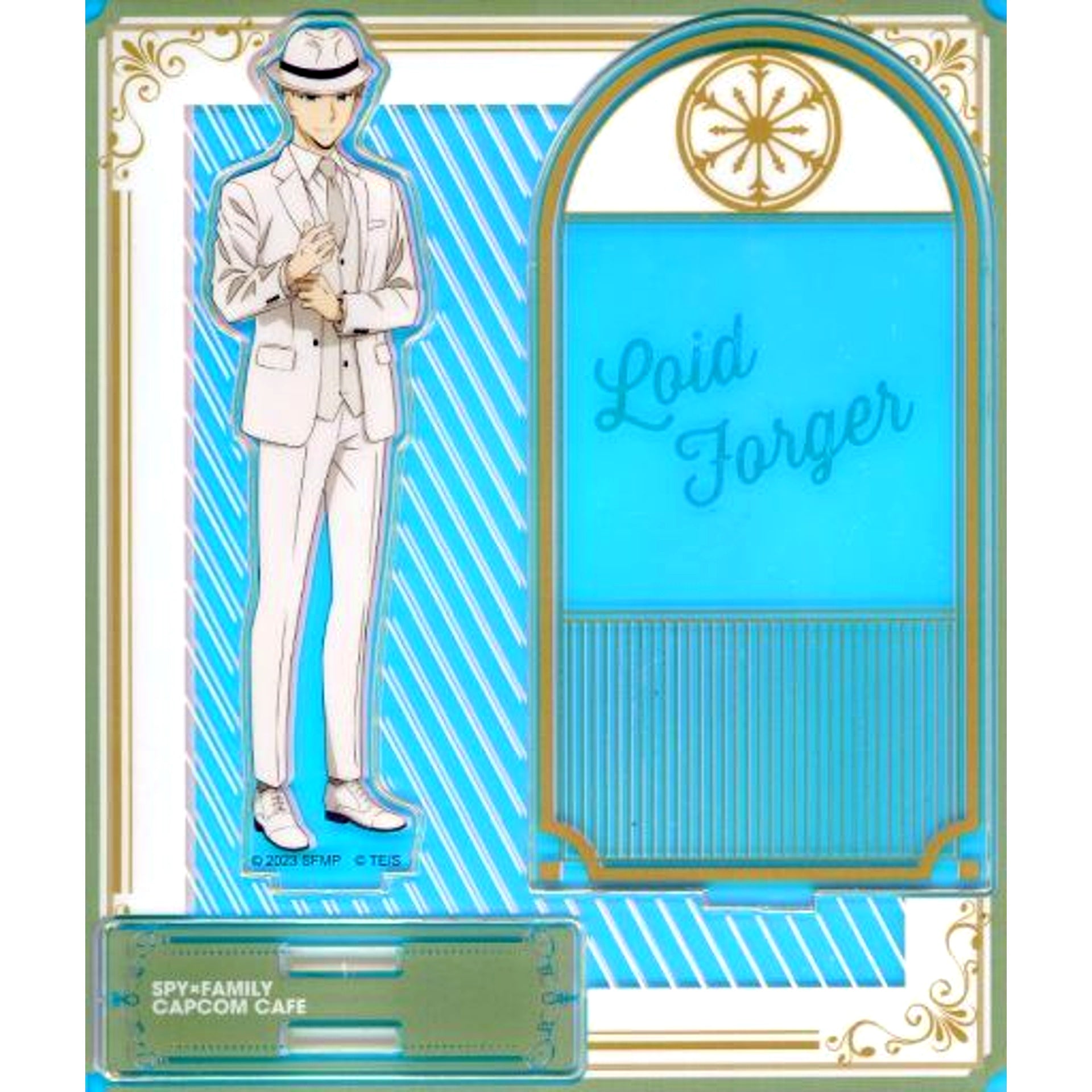 Loid Forger Spy x Family Code White Movie x Capcom Cafe Aurora Acrylic Stand [USED]